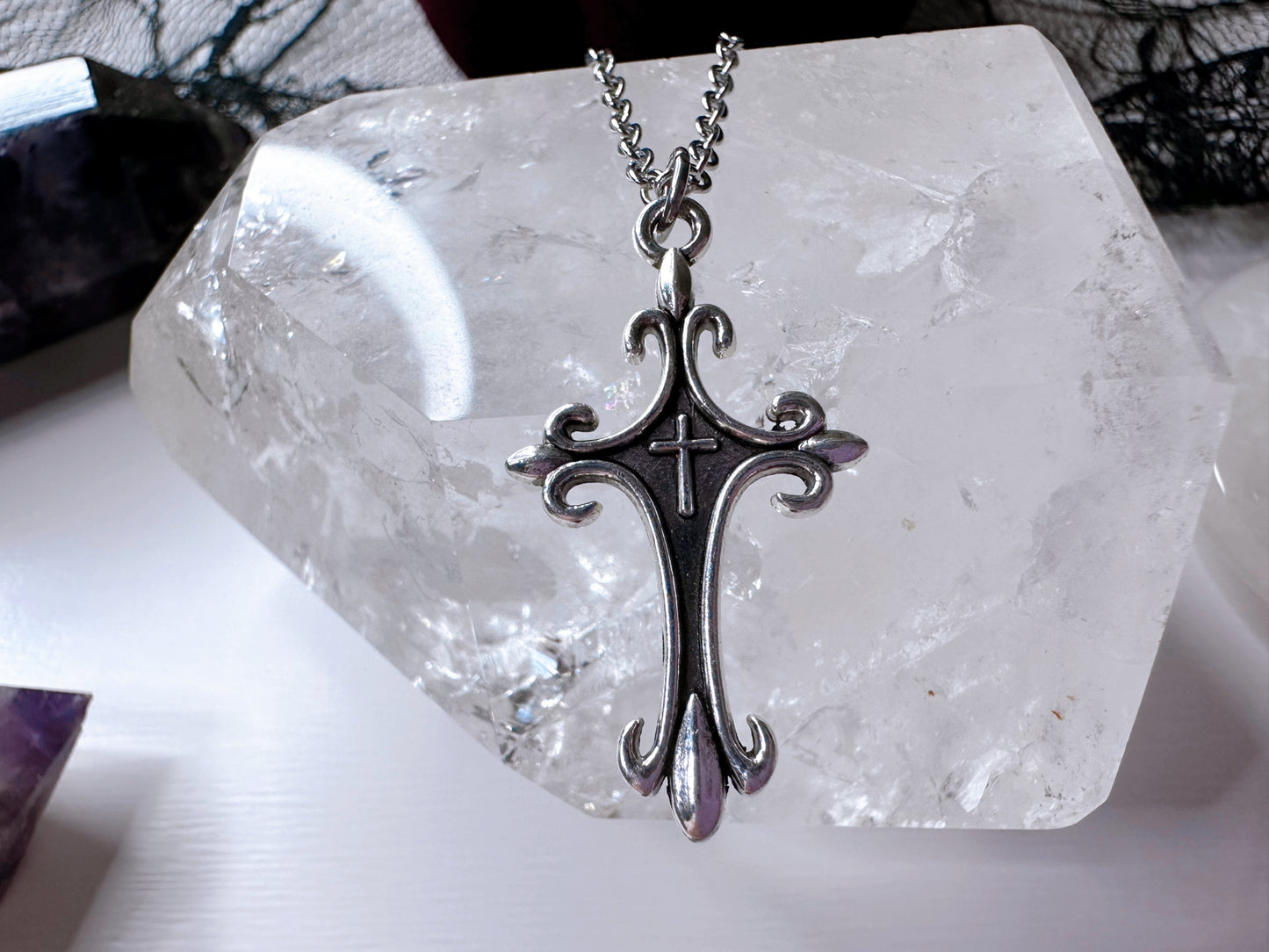 Gothic Cross Necklace
