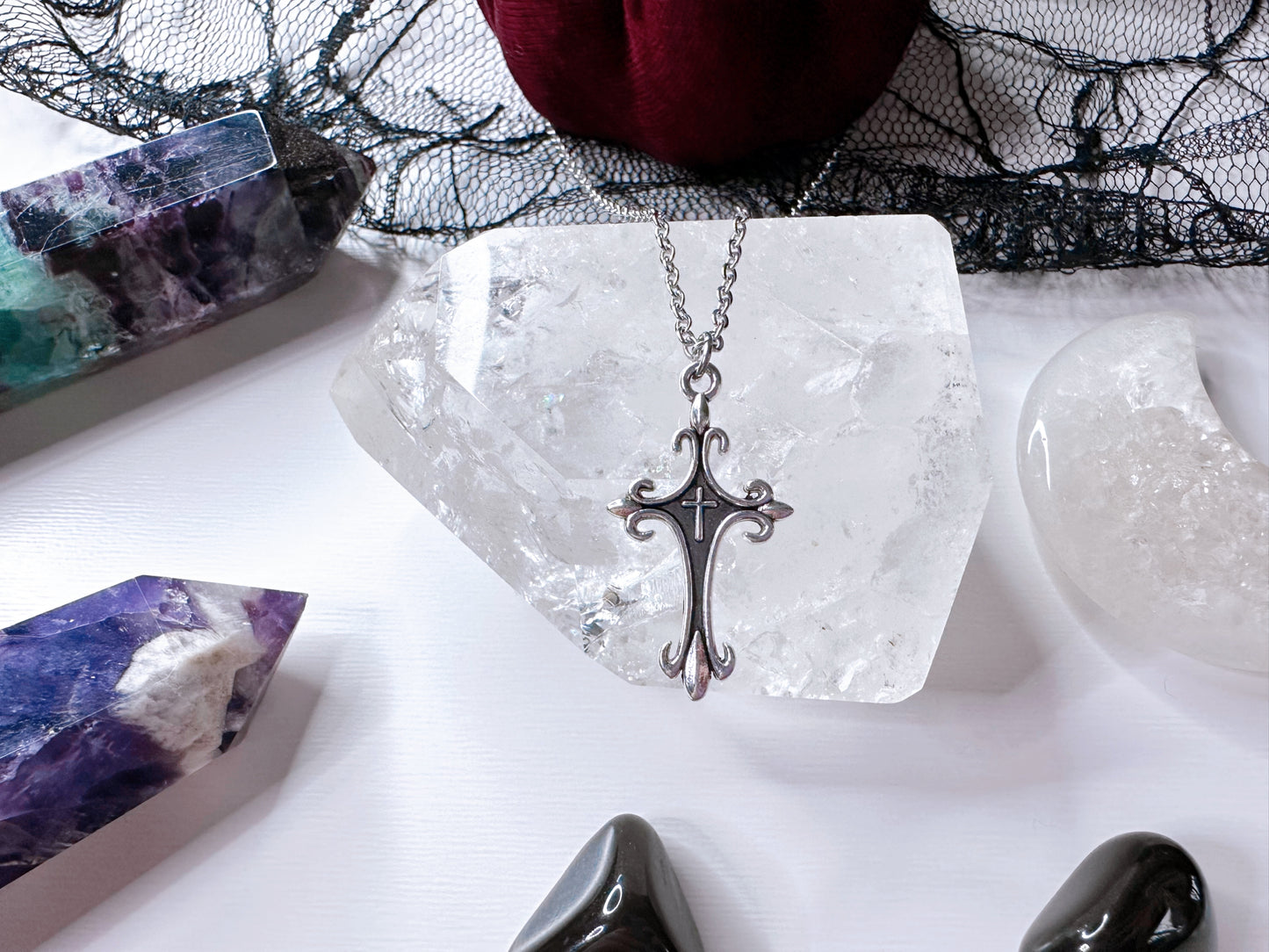 Gothic Cross Necklace