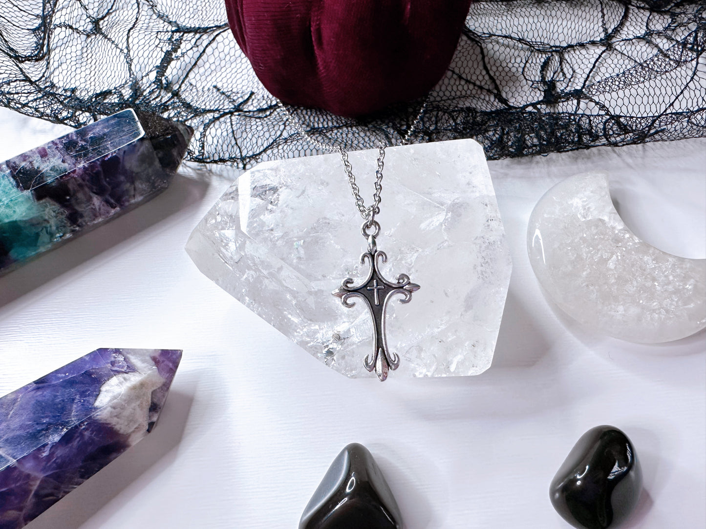 Gothic Cross Necklace