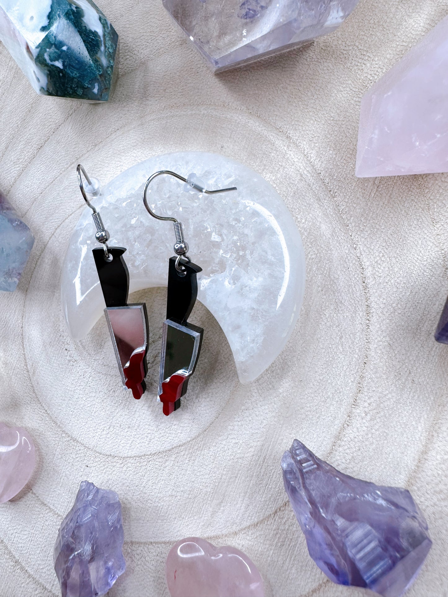 Final Girl Bloody Knife Earrings