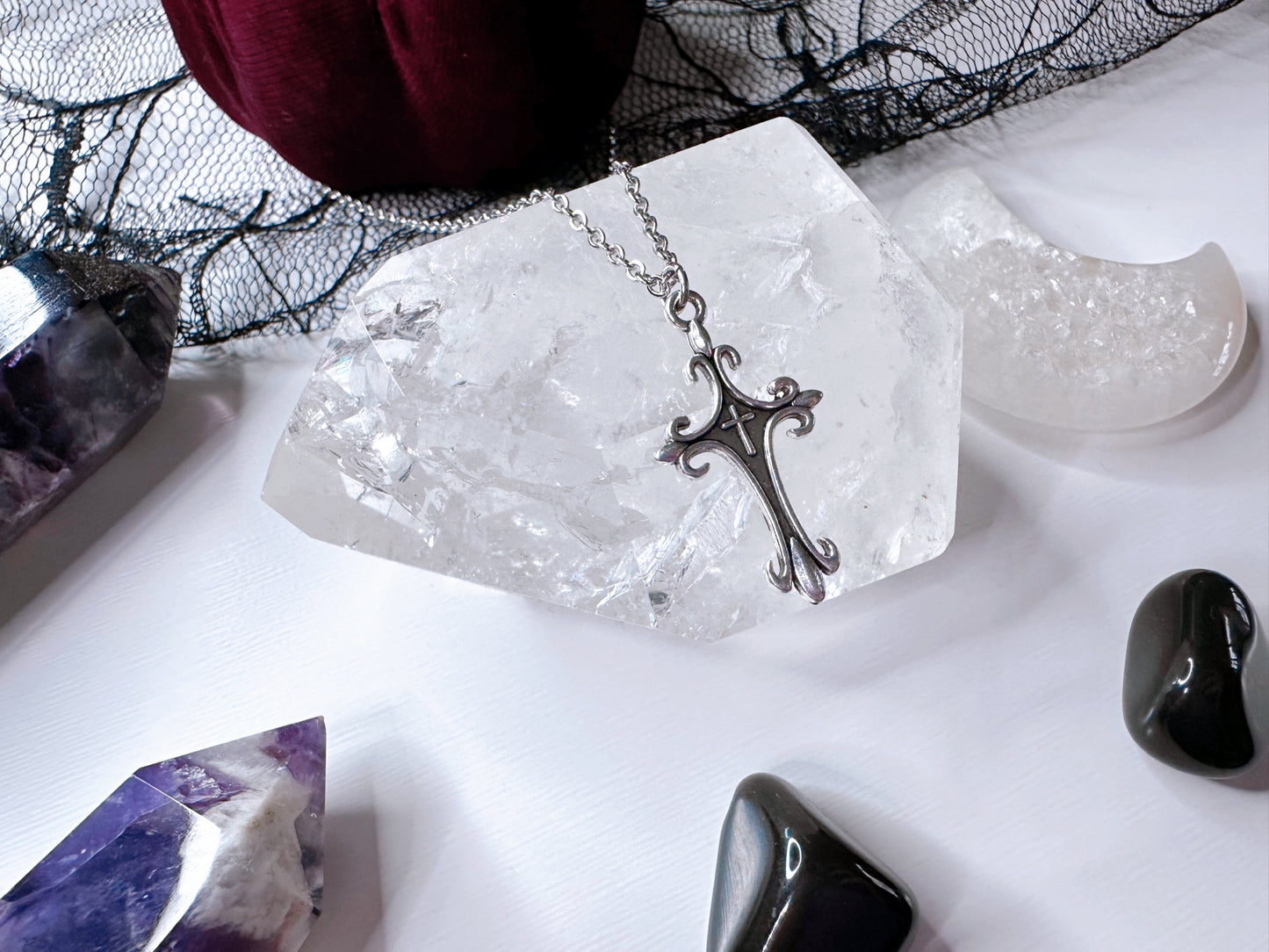 Gothic Cross Necklace