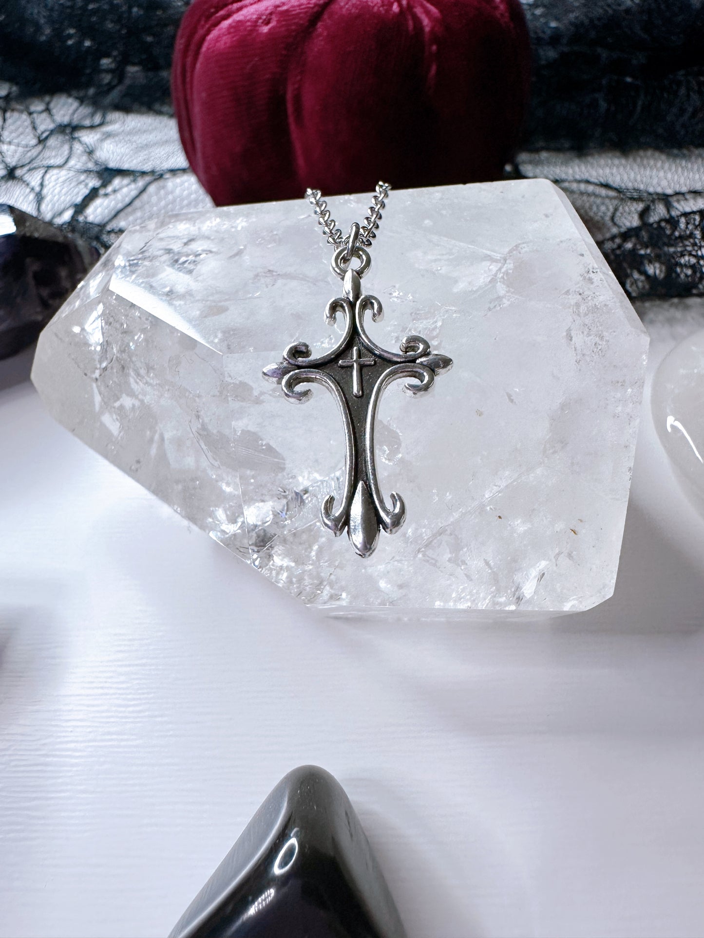 Gothic Cross Necklace