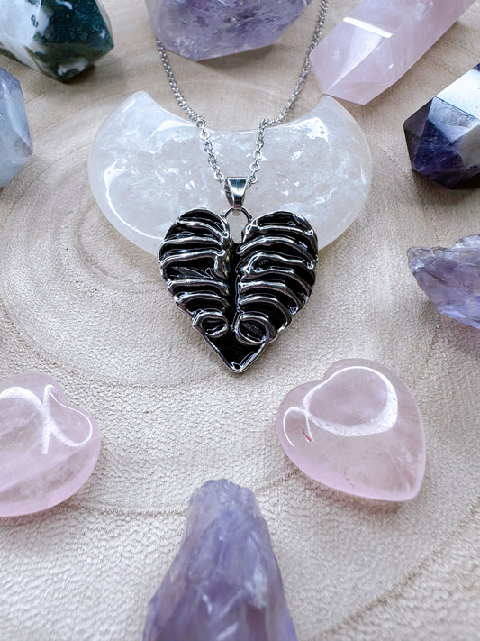 Caged Heart Necklace