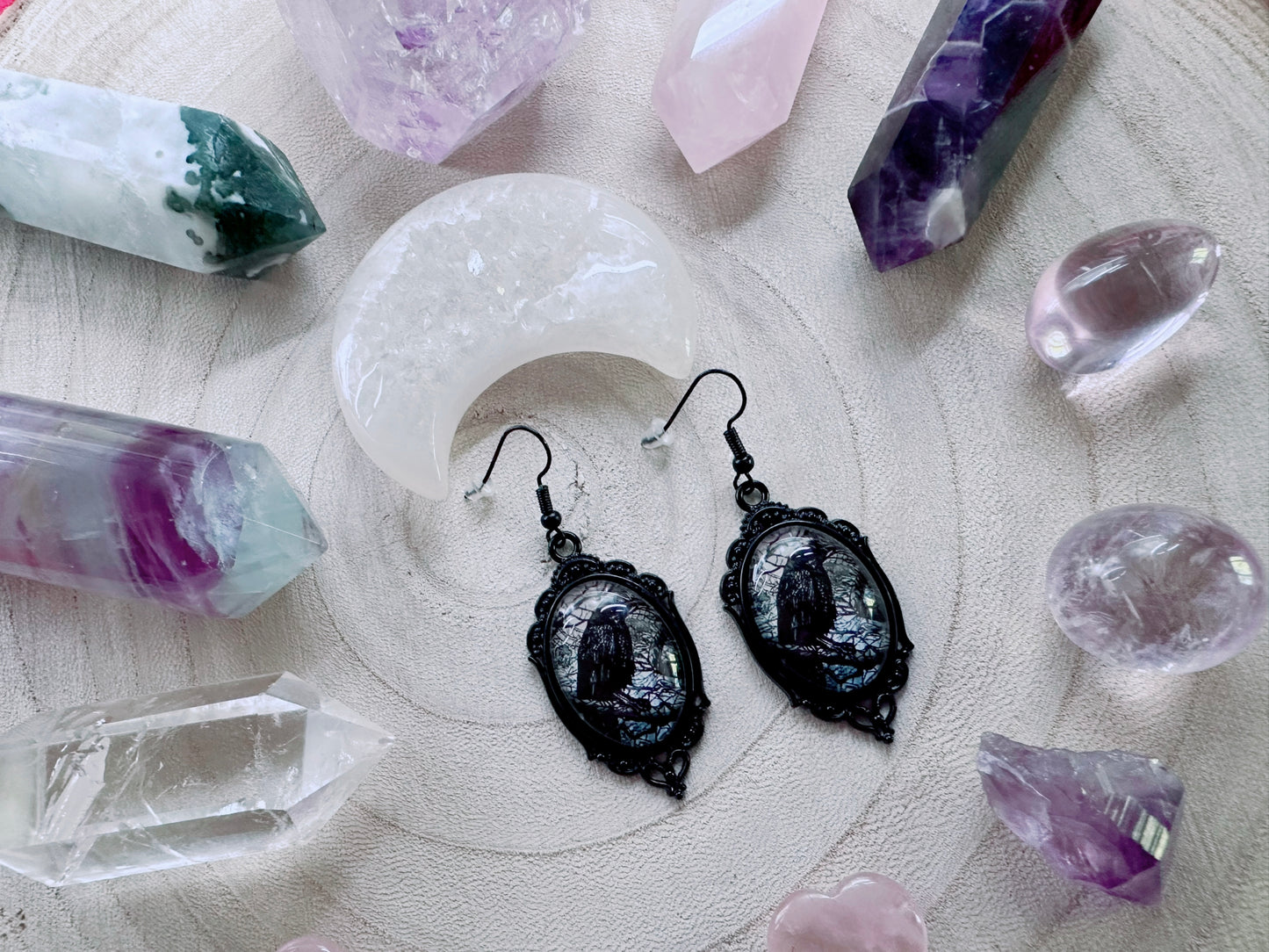 Raven’s Romance Earrings