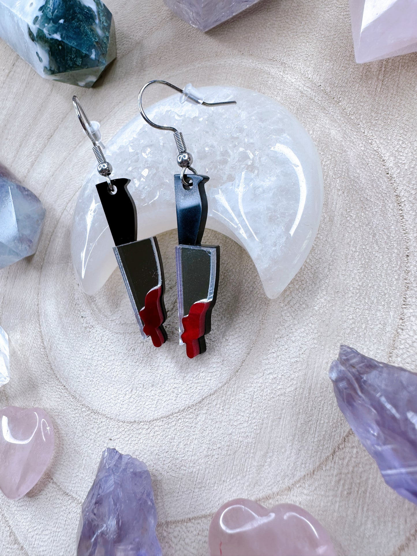 Final Girl Bloody Knife Earrings