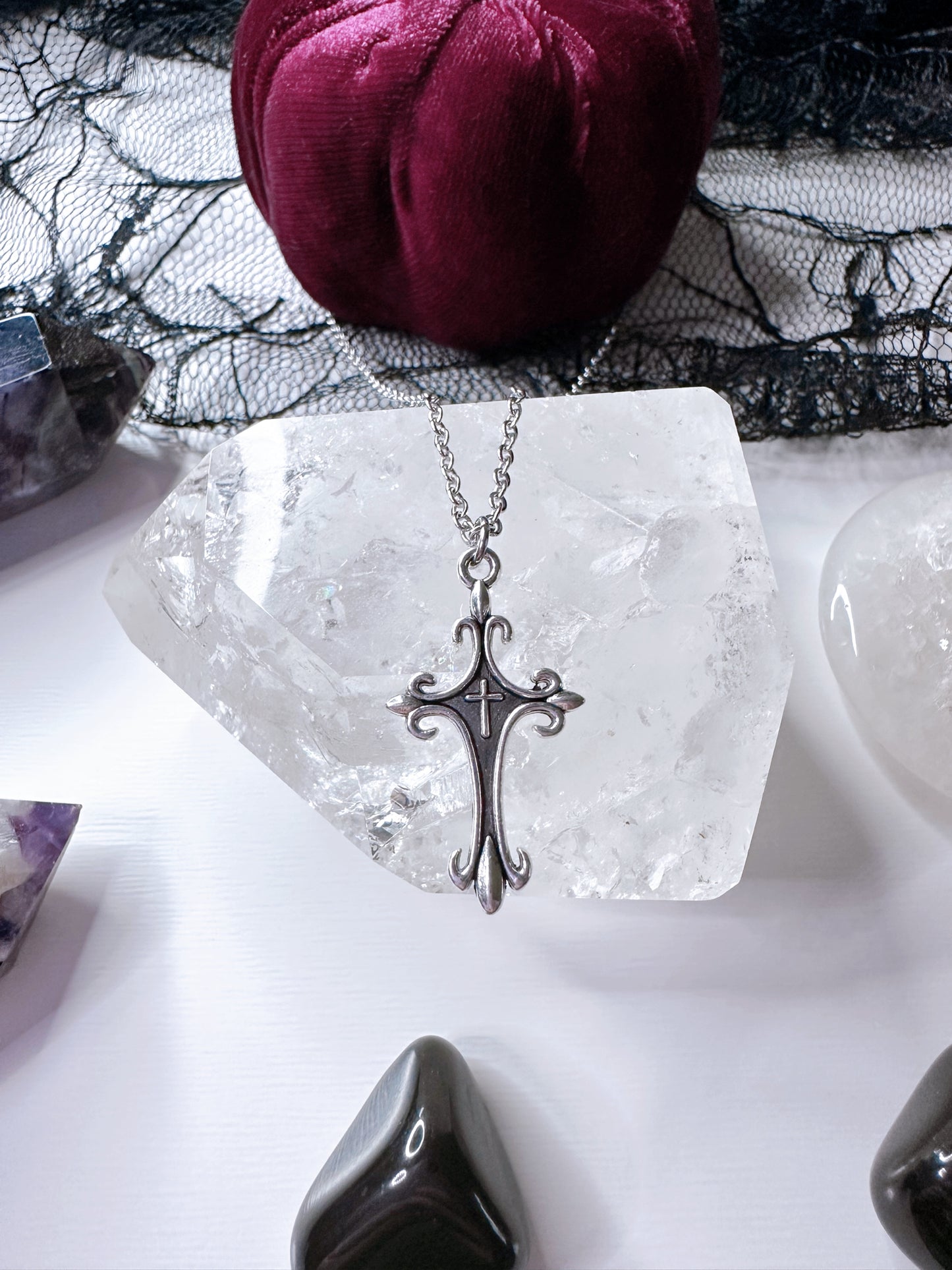 Gothic Cross Necklace