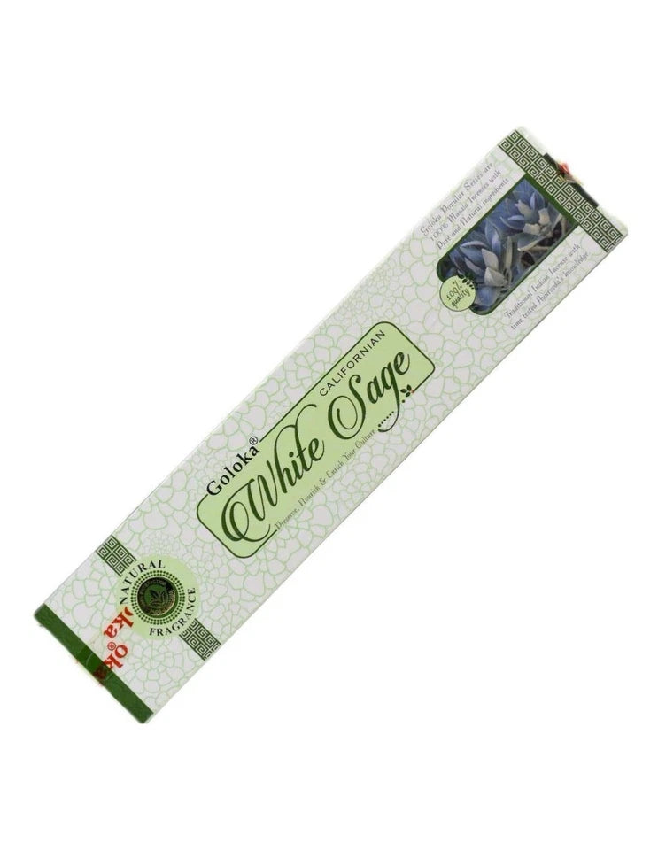Goloka Californian White Sage Incense Sticks