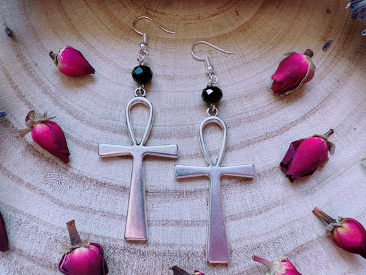 Ankh Of Eternity Earrings