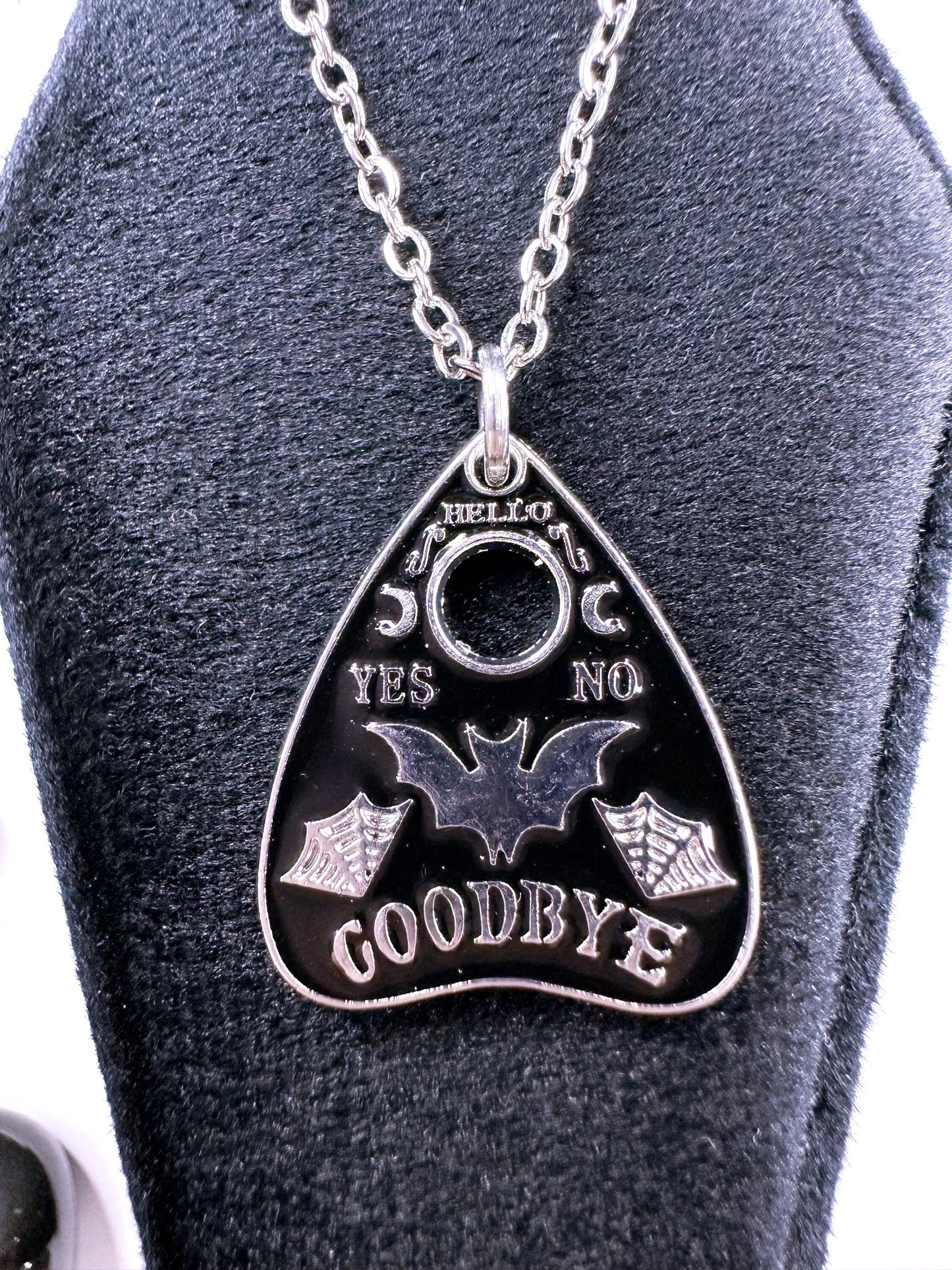 Bat Ouija Planchette Choker