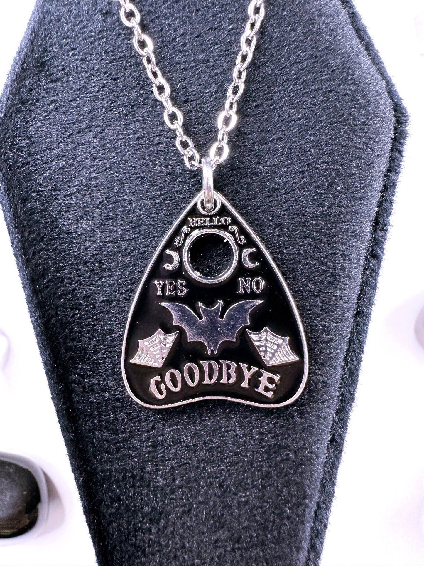 Bat Ouija Planchette Choker