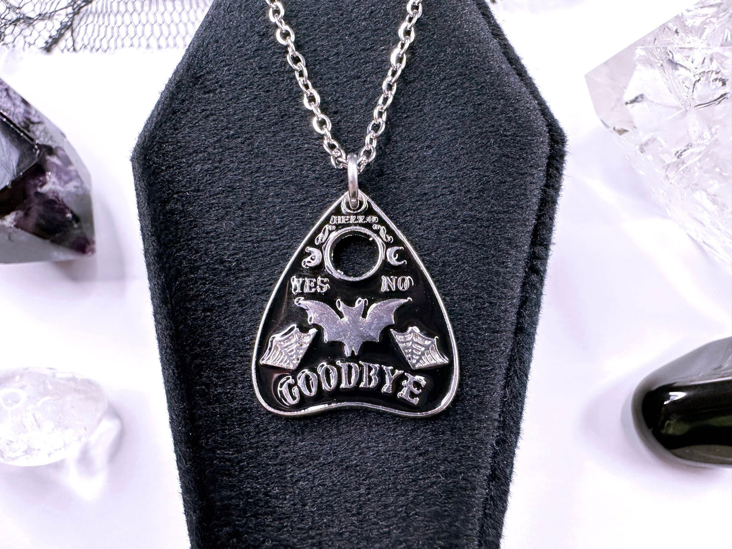 Bat Ouija Planchette Choker