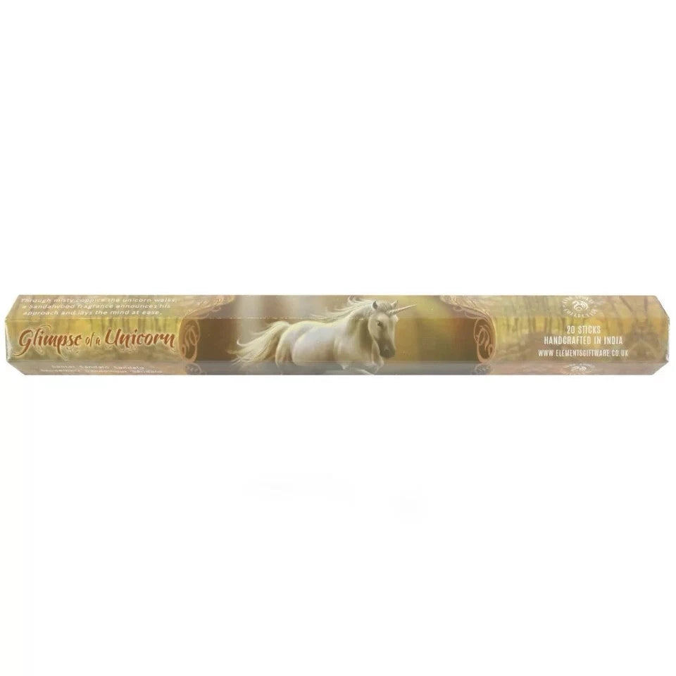 Anne Stokes Glimpse Of A Unicorn Incense Sticks