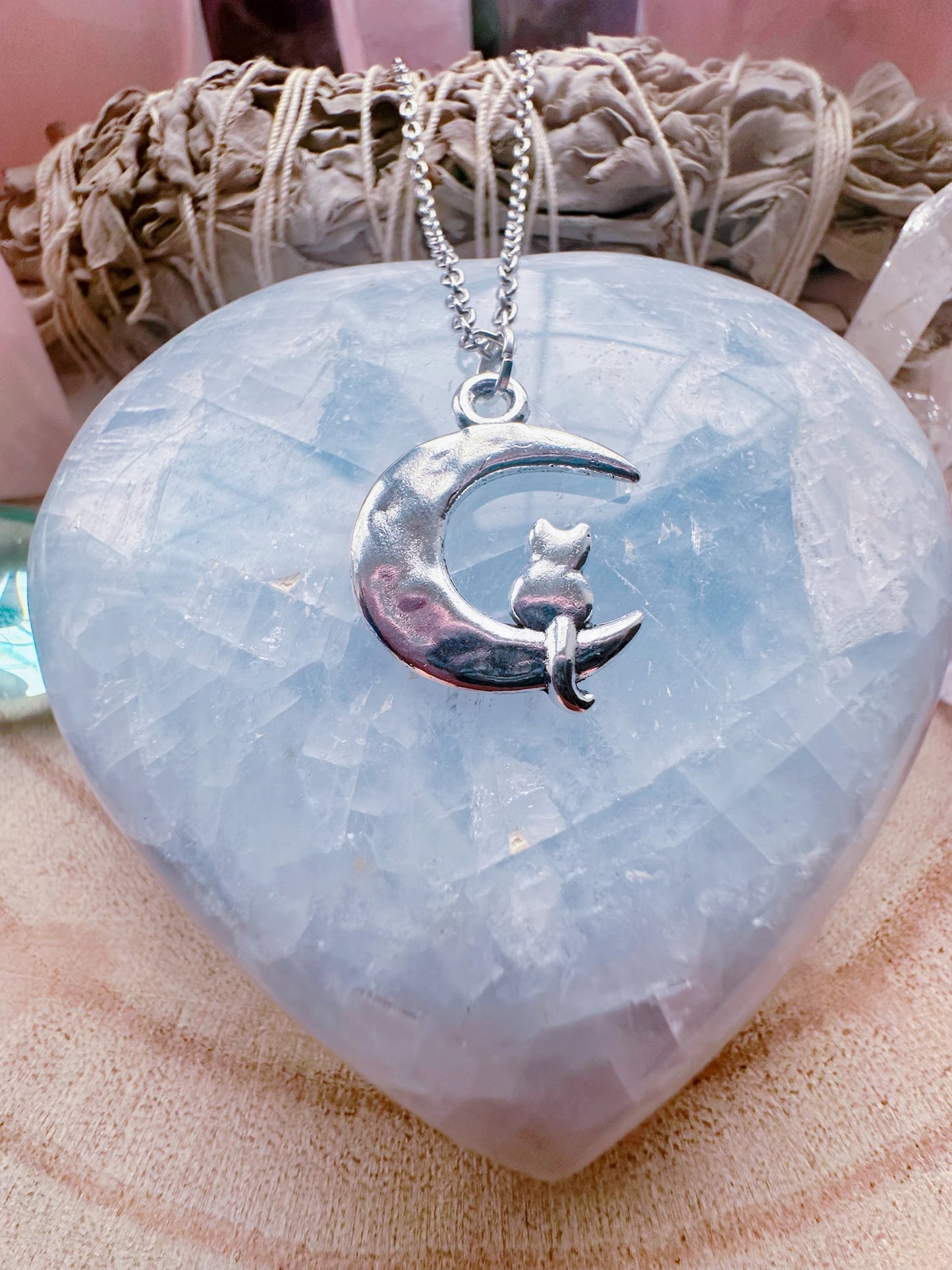 Kitten Moon Necklace