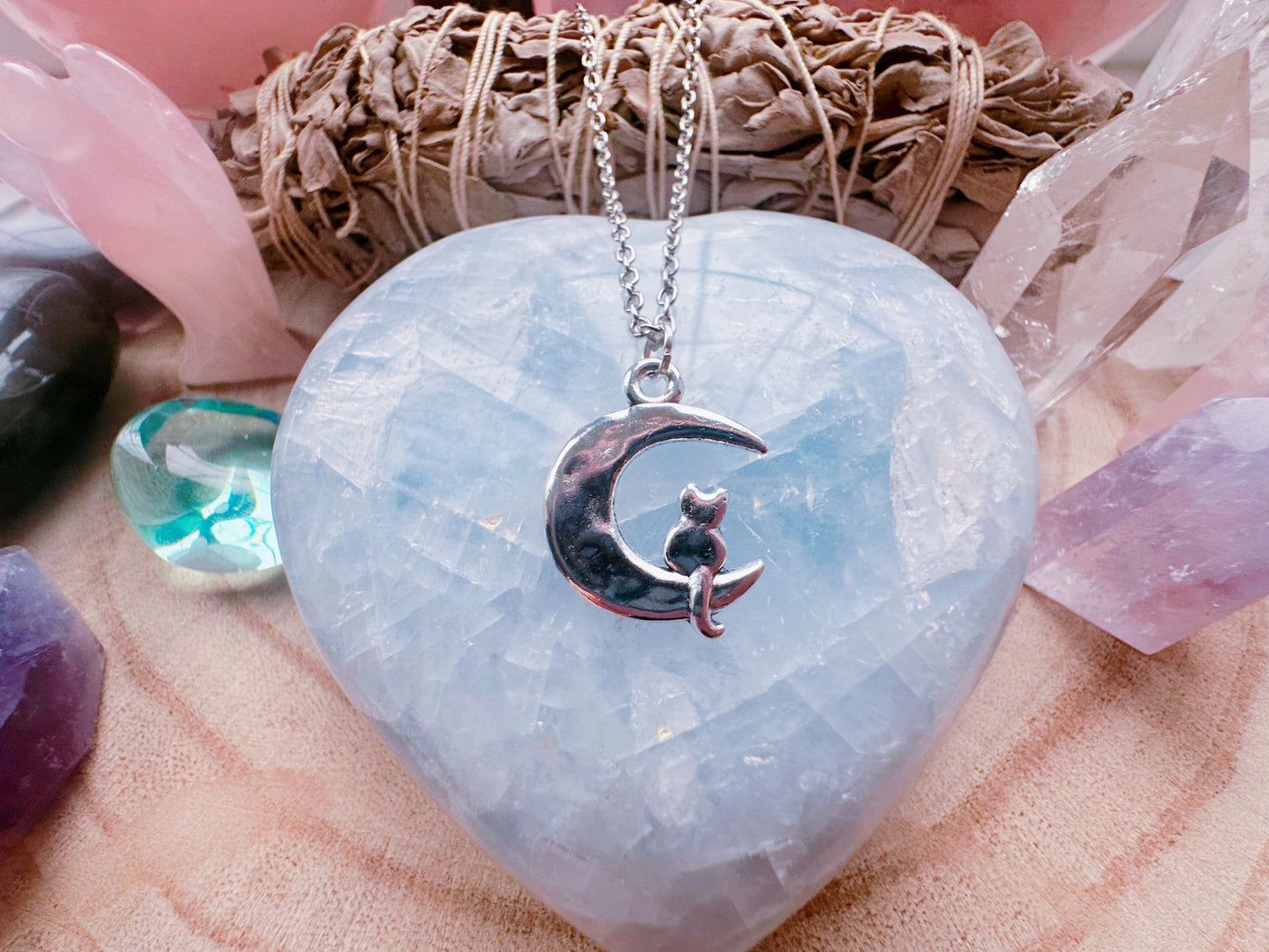 Kitten Moon Necklace