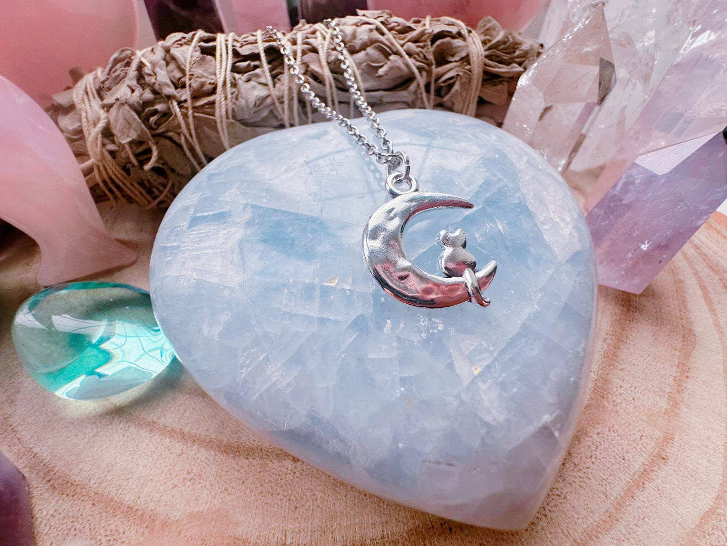 Kitten Moon Necklace