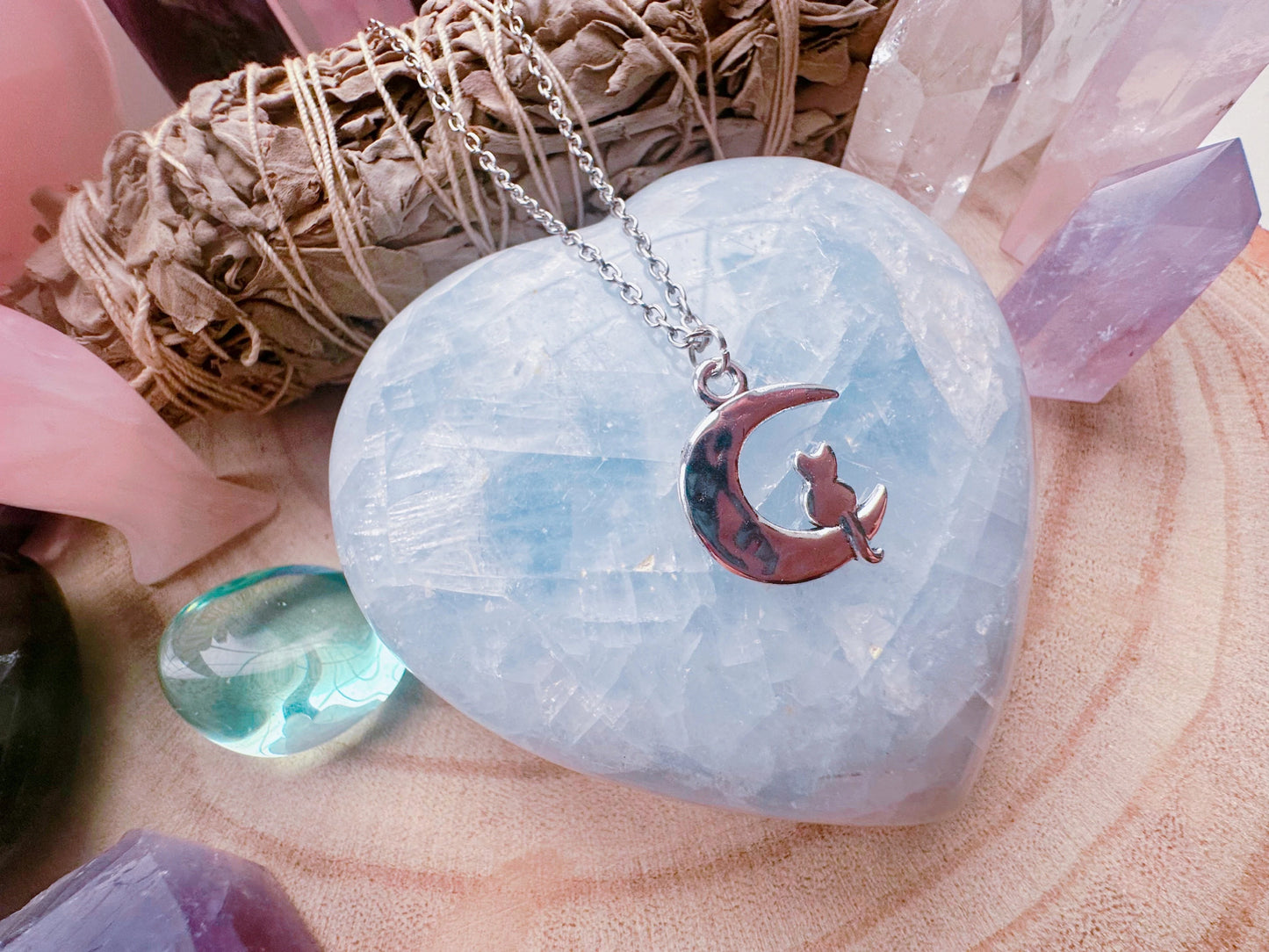 Kitten Moon Necklace