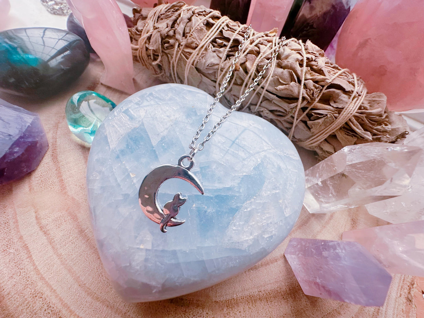Kitten Moon Necklace