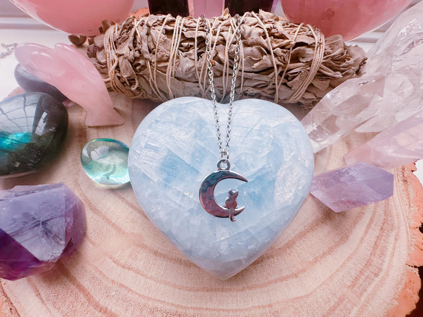 Kitten Moon Necklace