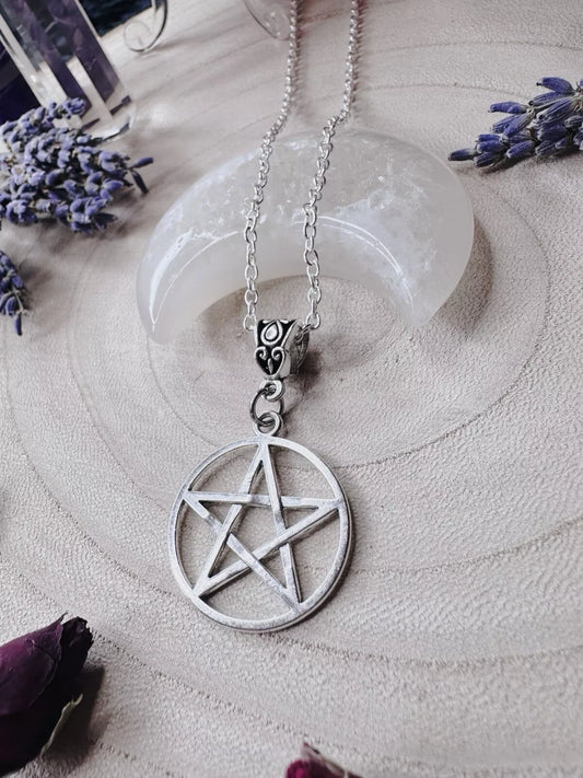 Silver Pentagram Necklace
