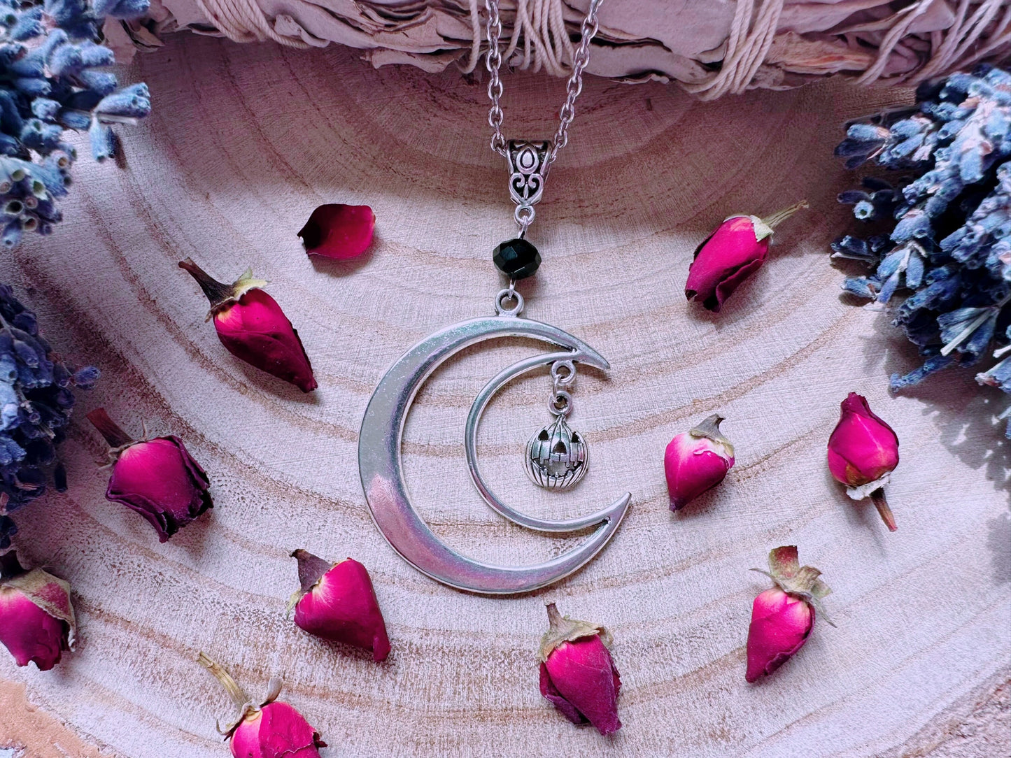Pumpkin Moon Necklace