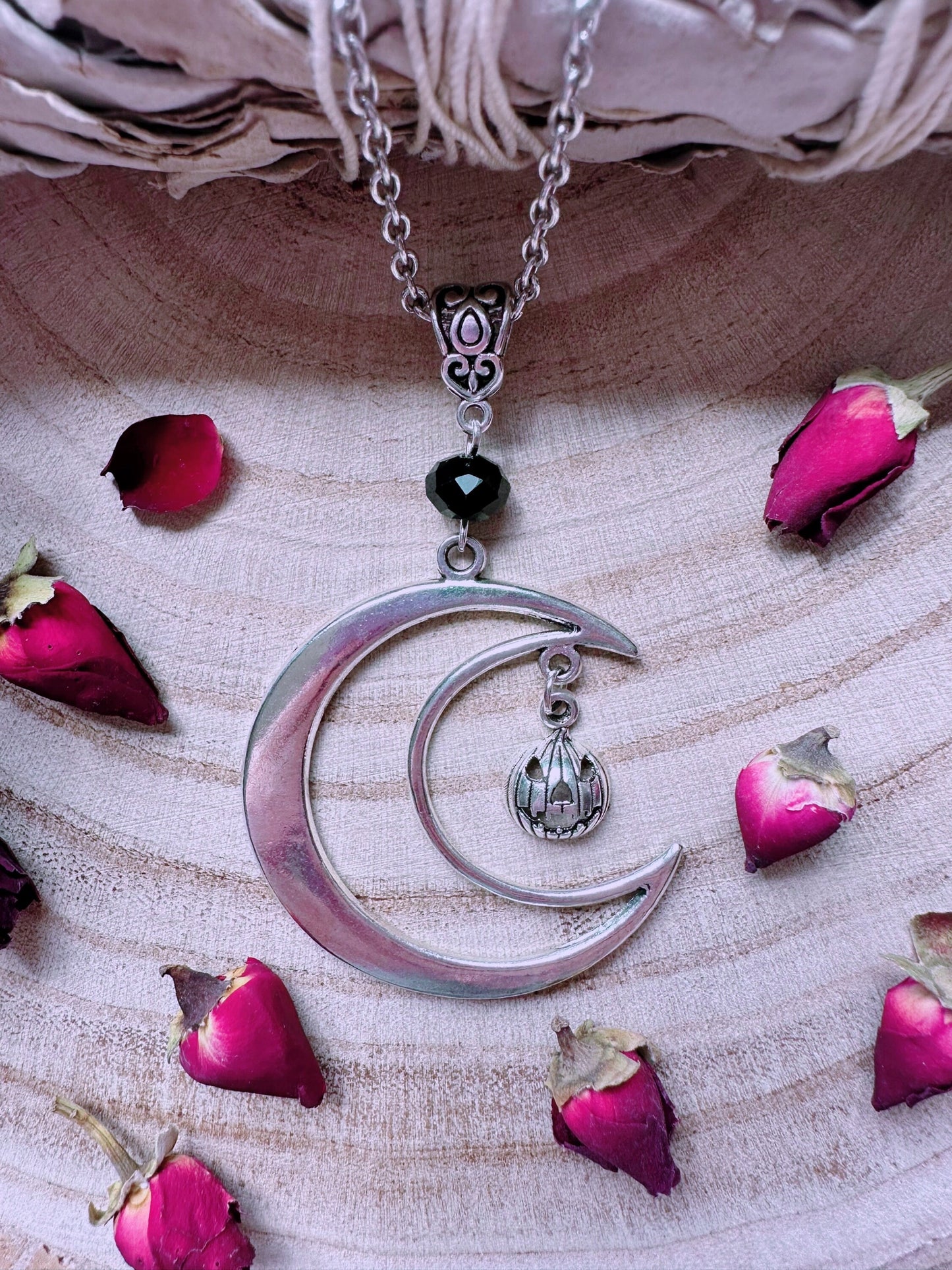 Pumpkin Moon Necklace