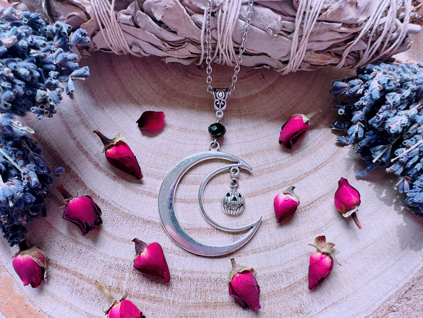 Pumpkin Moon Necklace