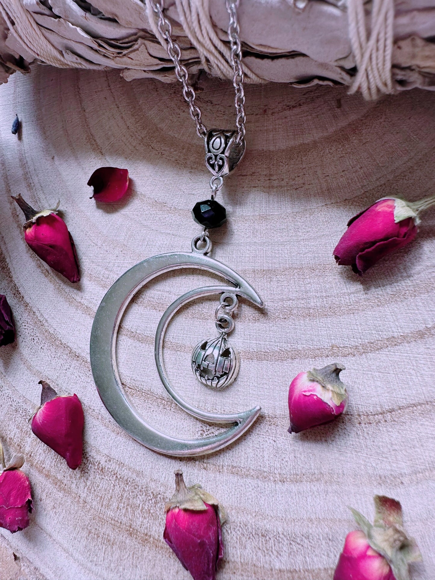 Pumpkin Moon Necklace