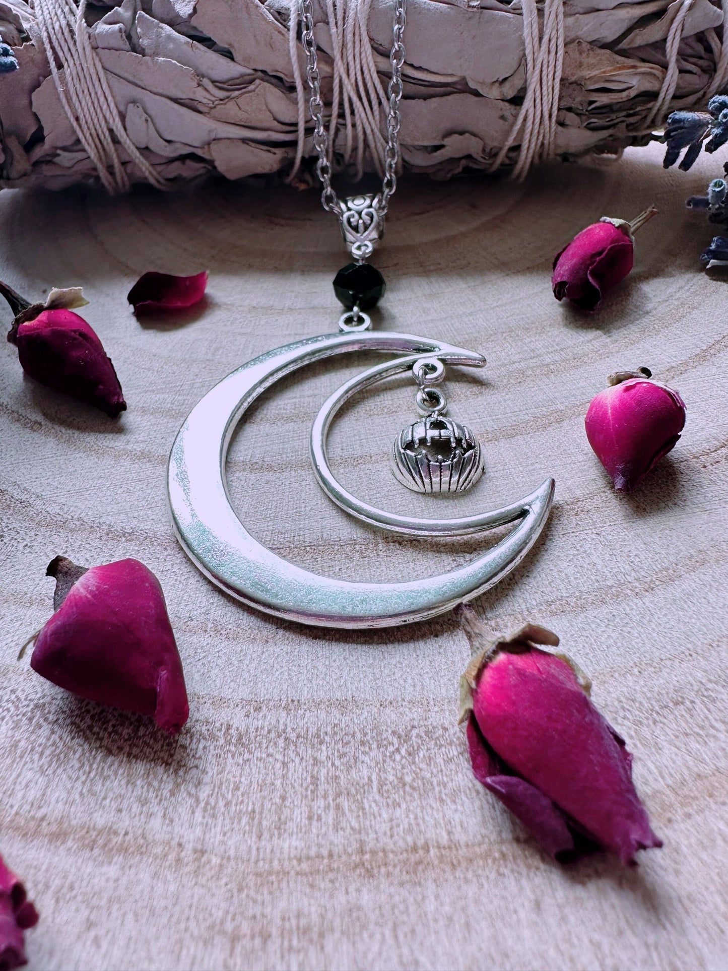 Pumpkin Moon Necklace