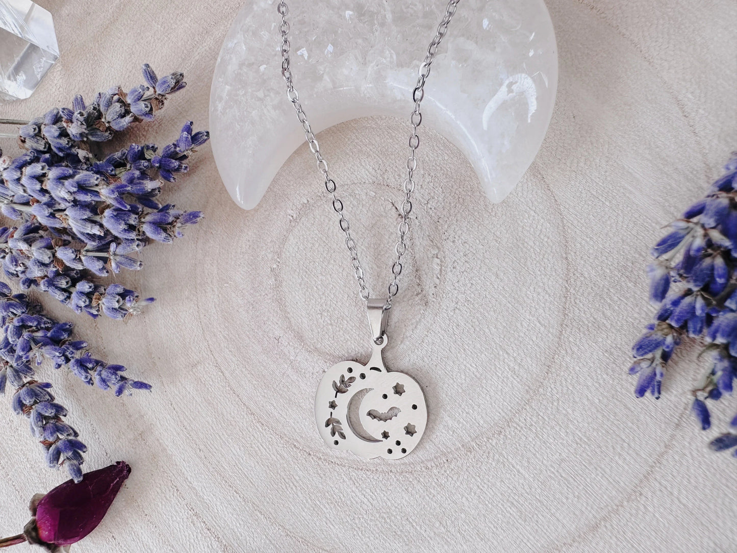 Stainless Steel Pumpkin Necklace