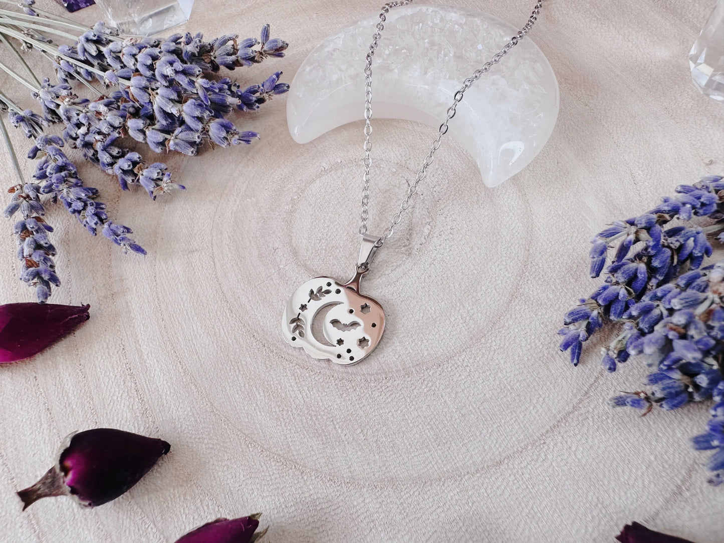 Stainless Steel Pumpkin Necklace