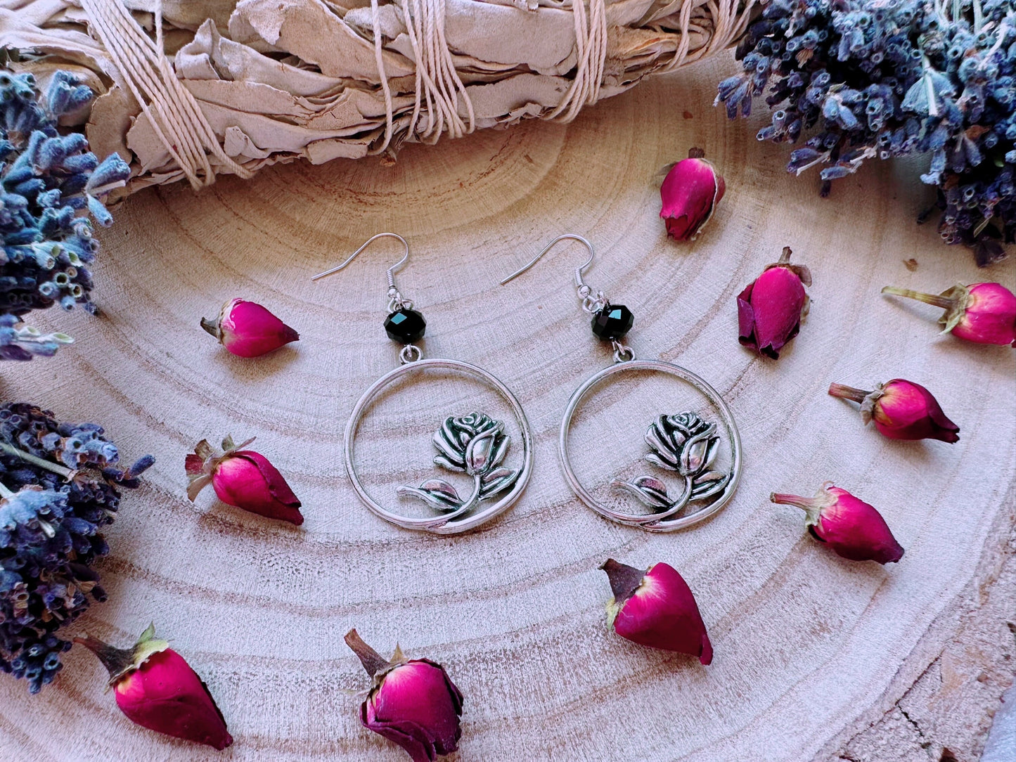 The Rose Of Beauty Earrings