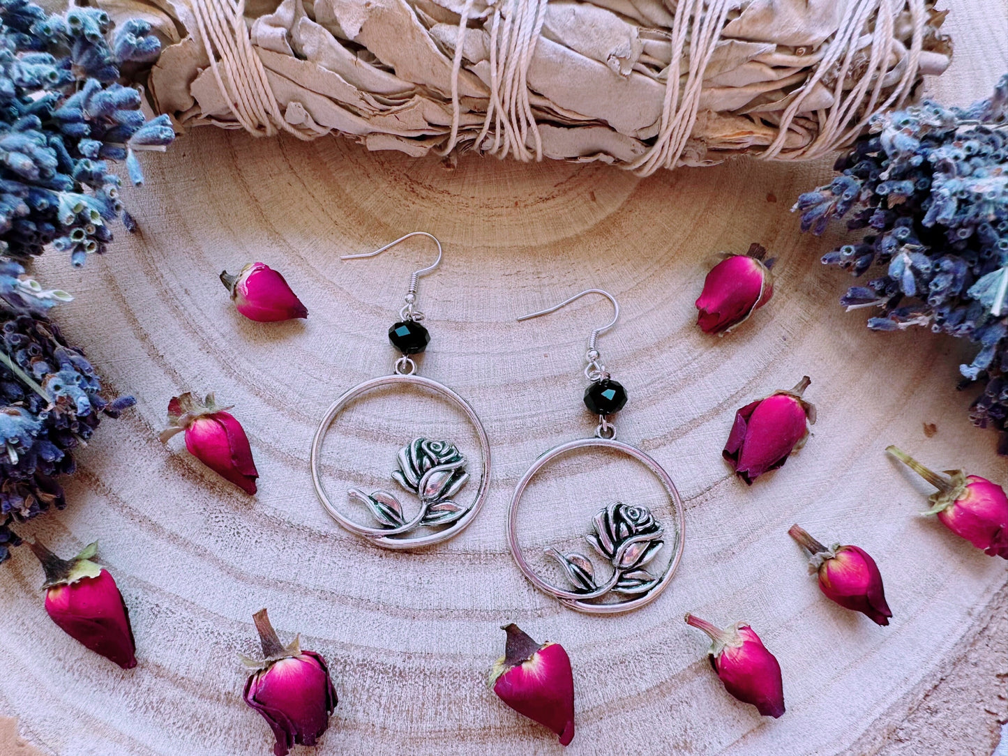 The Rose Of Beauty Earrings