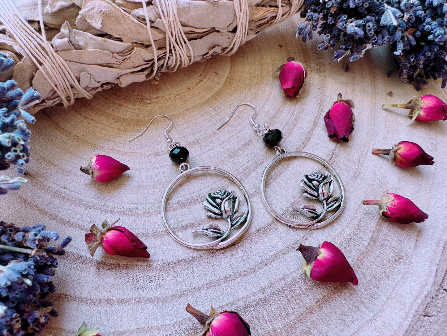 The Rose Of Beauty Earrings
