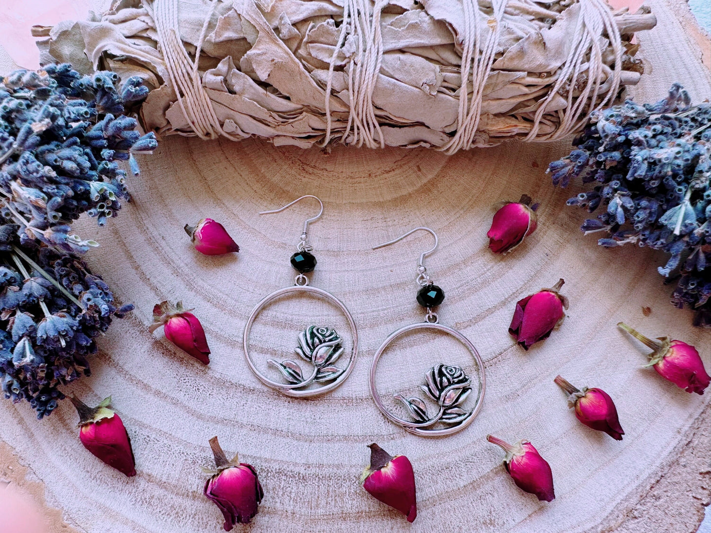 The Rose Of Beauty Earrings