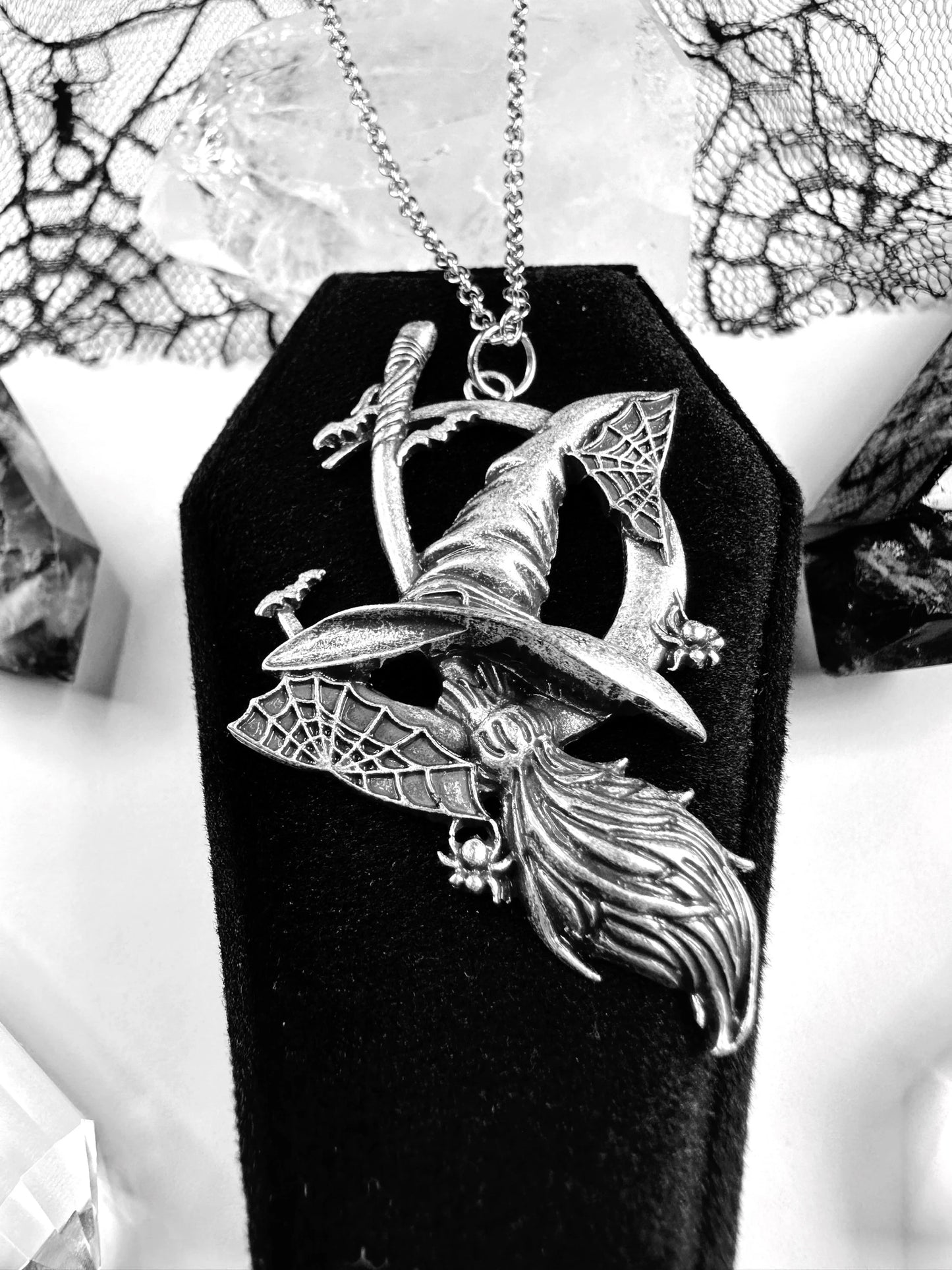 Spooky Witches Moon Necklace