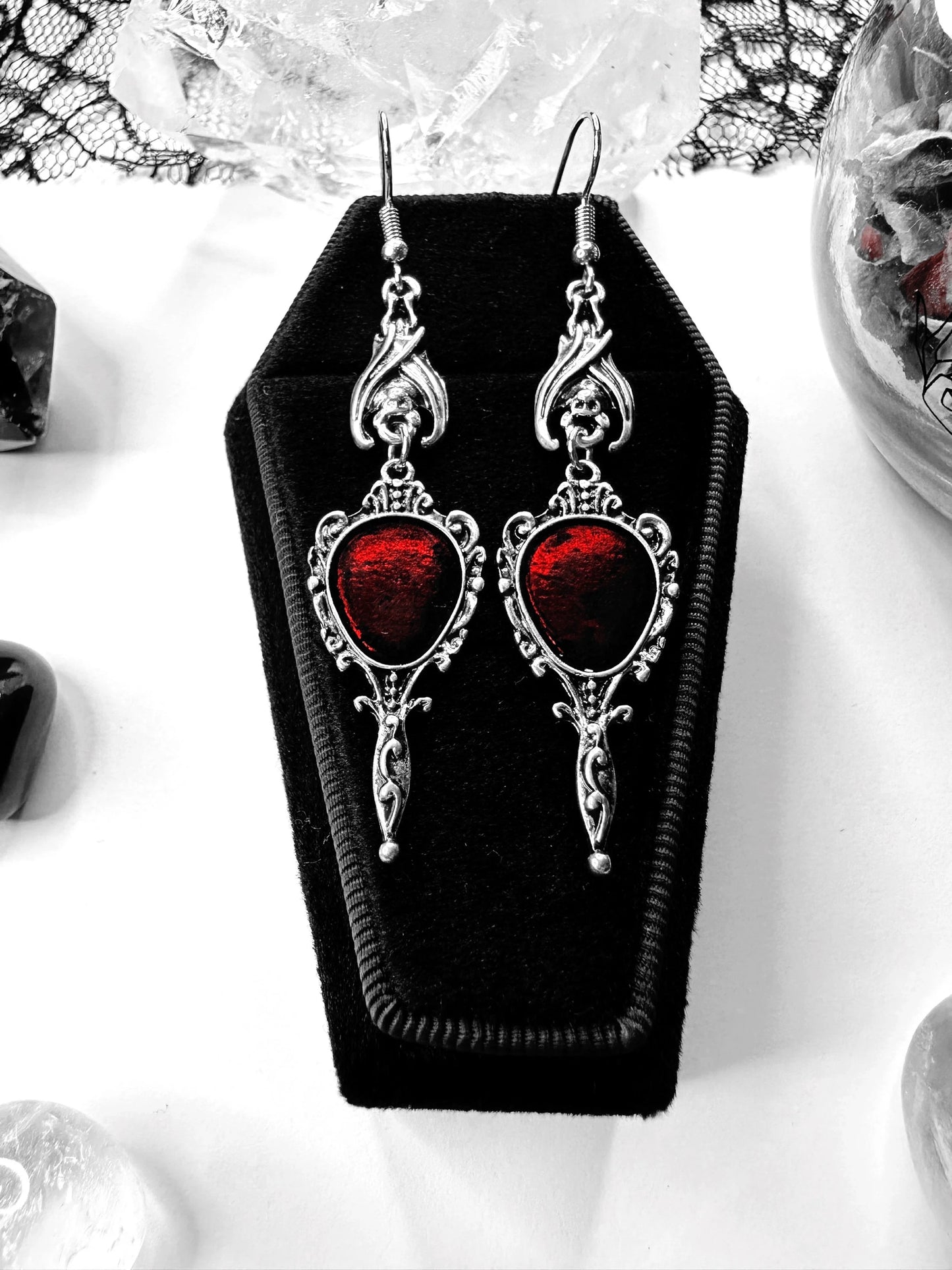 Vampira's Reflection Earrings