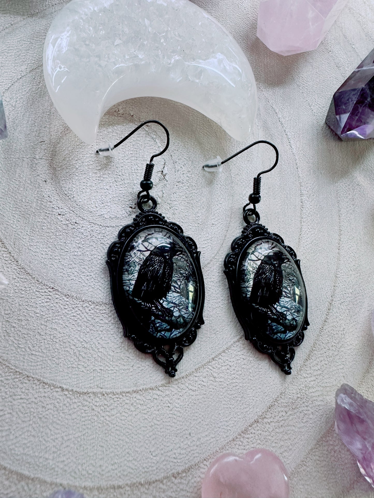 Raven’s Romance Earrings