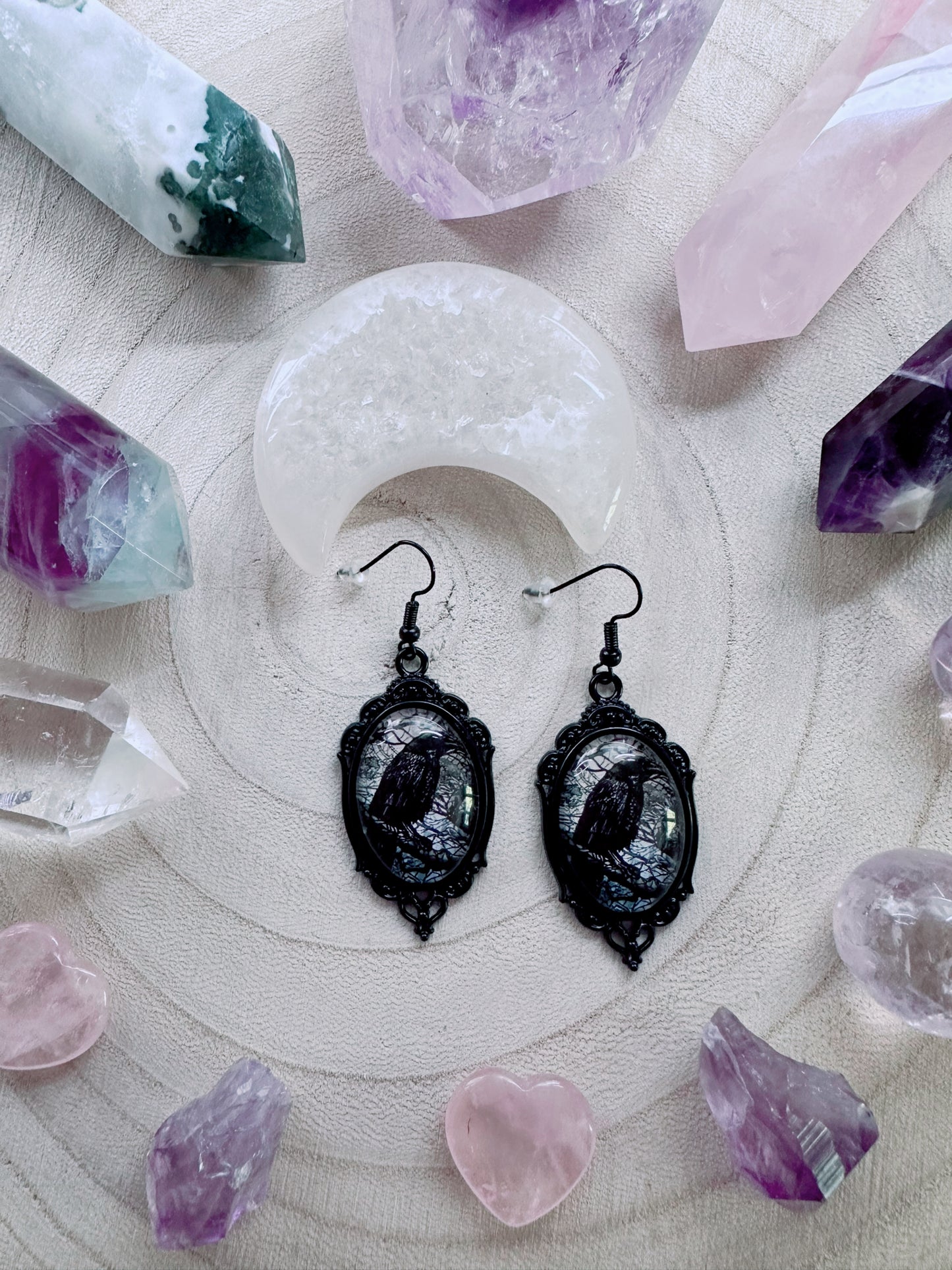 Raven’s Romance Earrings