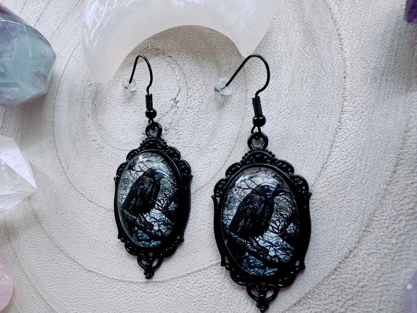Raven’s Romance Earrings