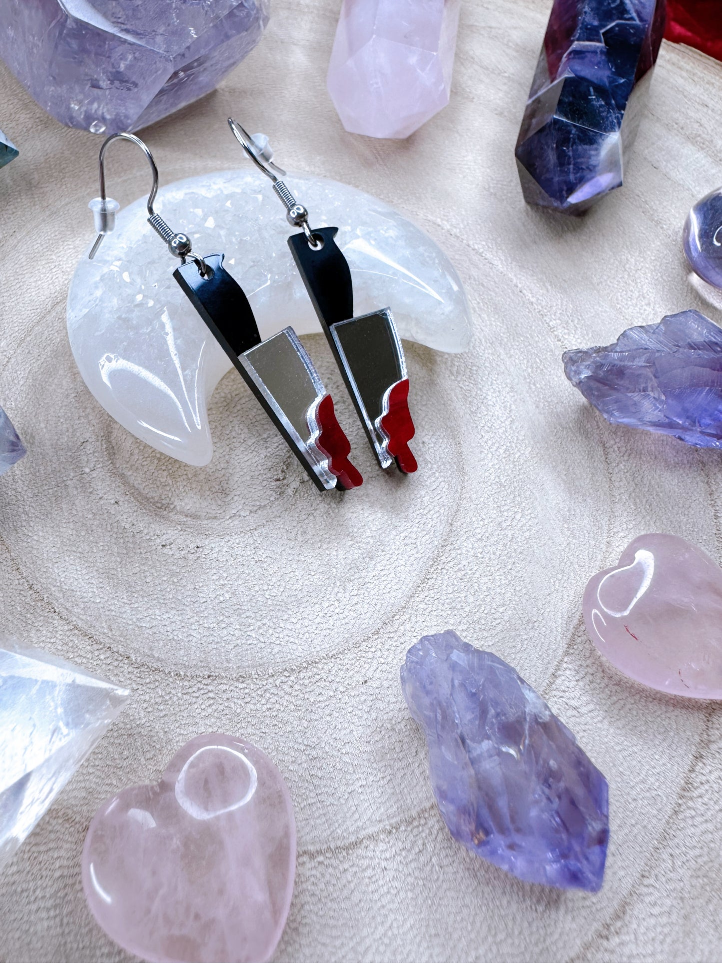 Final Girl Bloody Knife Earrings