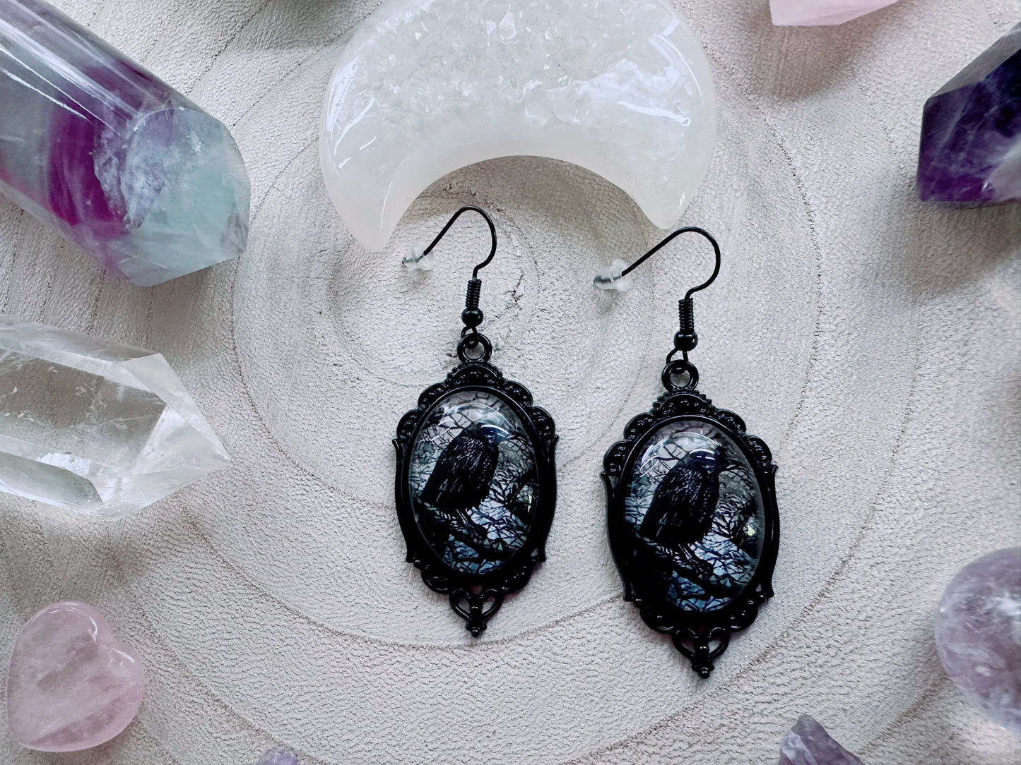 Raven’s Romance Earrings