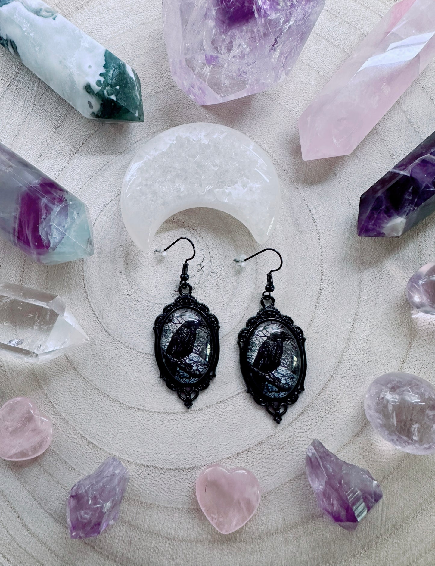 Raven’s Romance Earrings