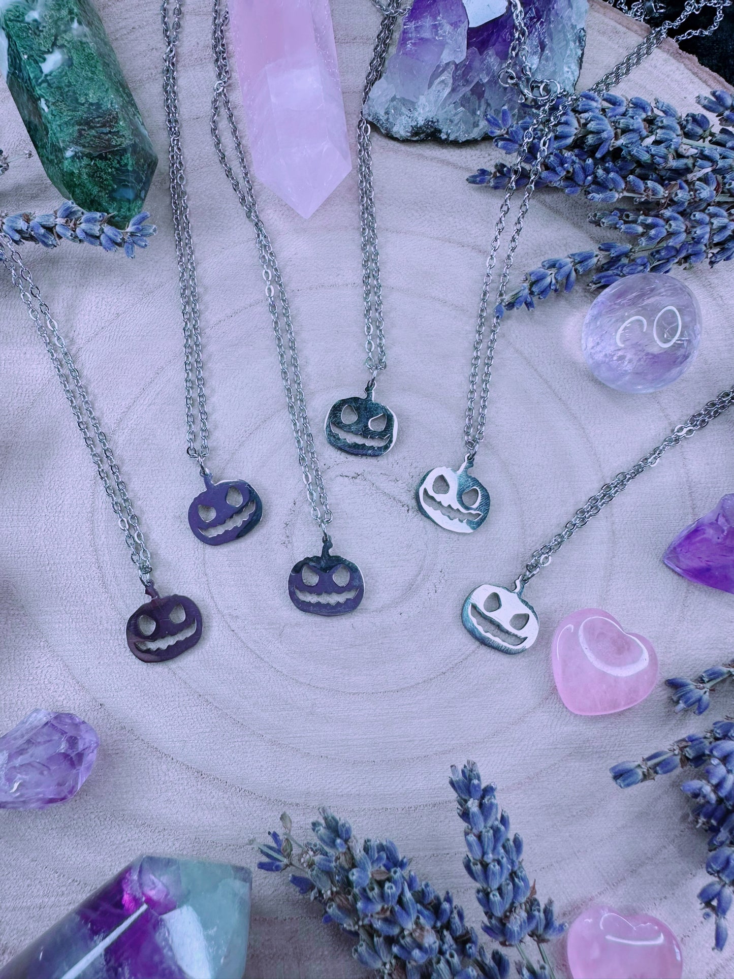 Stainless Steel Pumpkin King Necklace