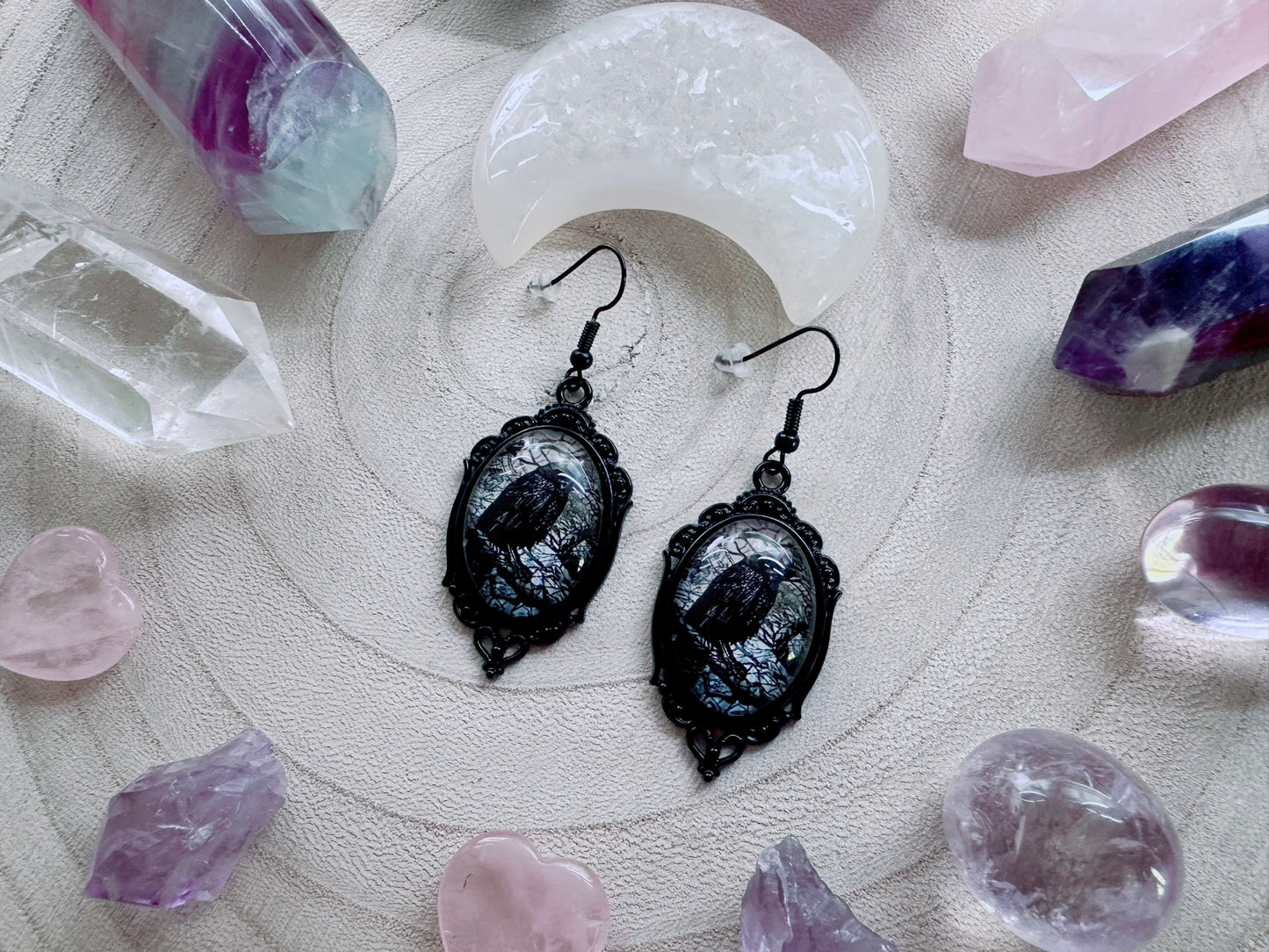 Raven’s Romance Earrings