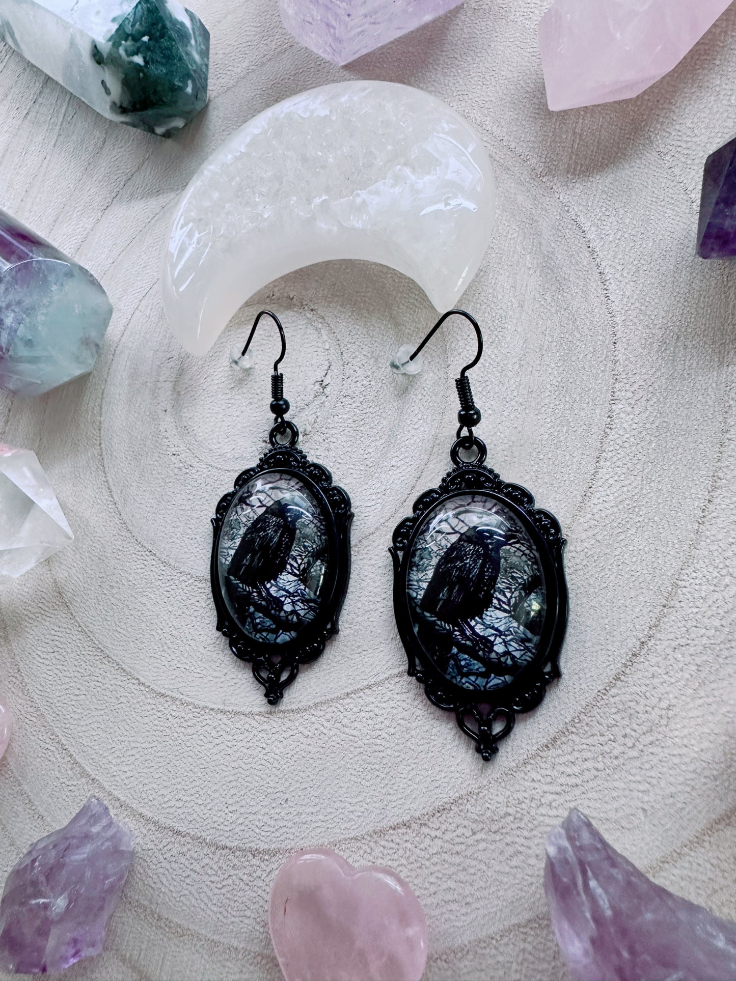 Raven’s Romance Earrings