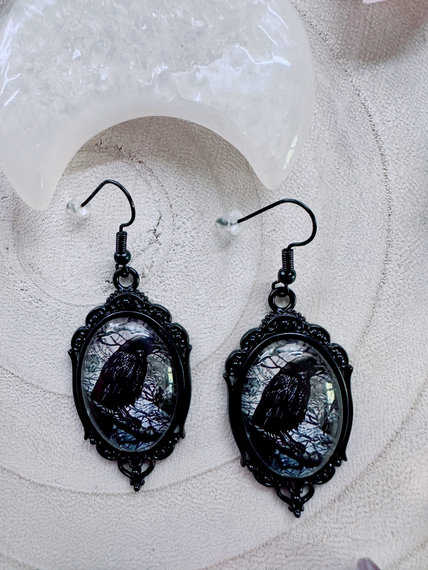Raven’s Romance Earrings