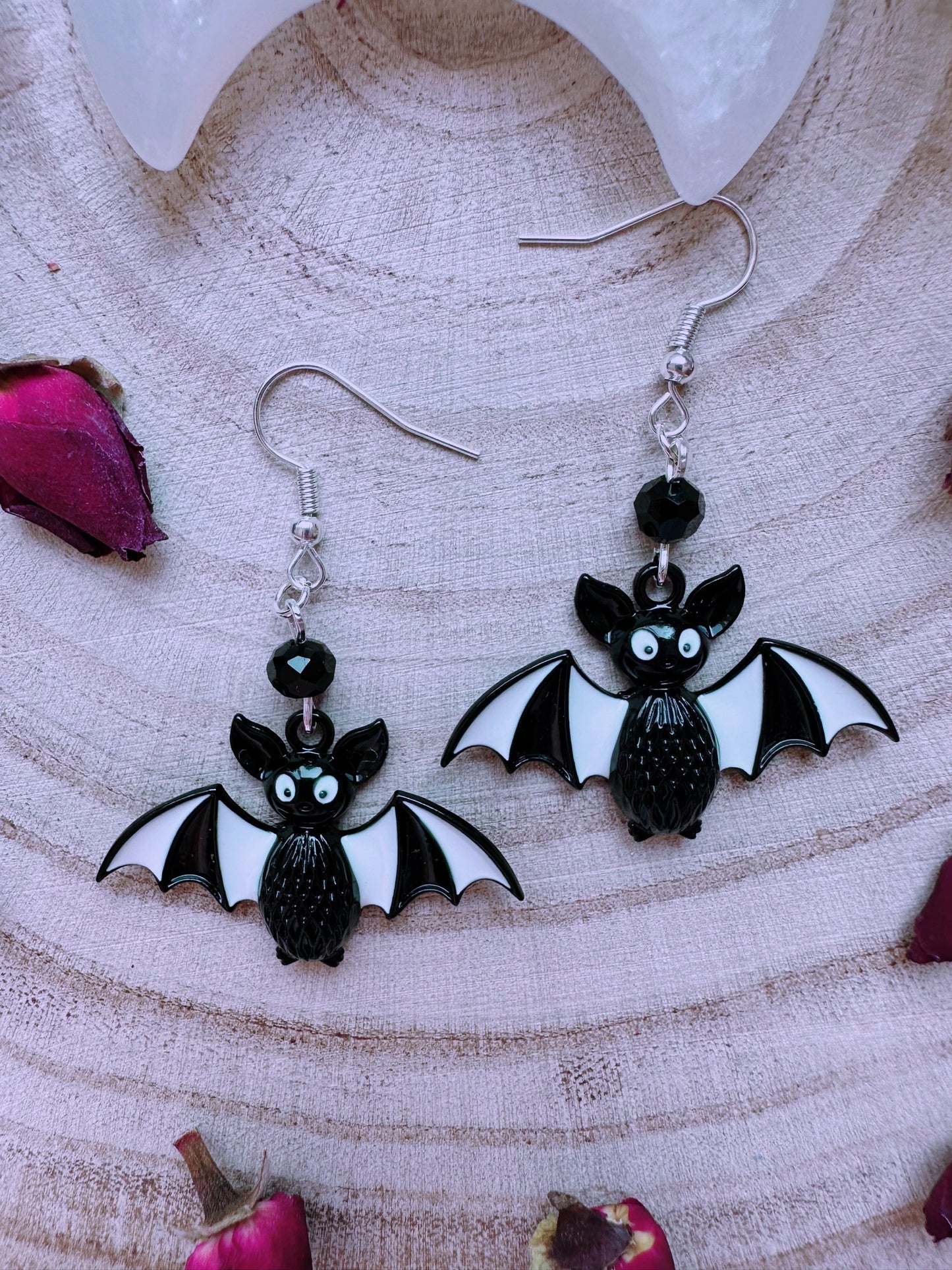 Beetle Bat Earrings