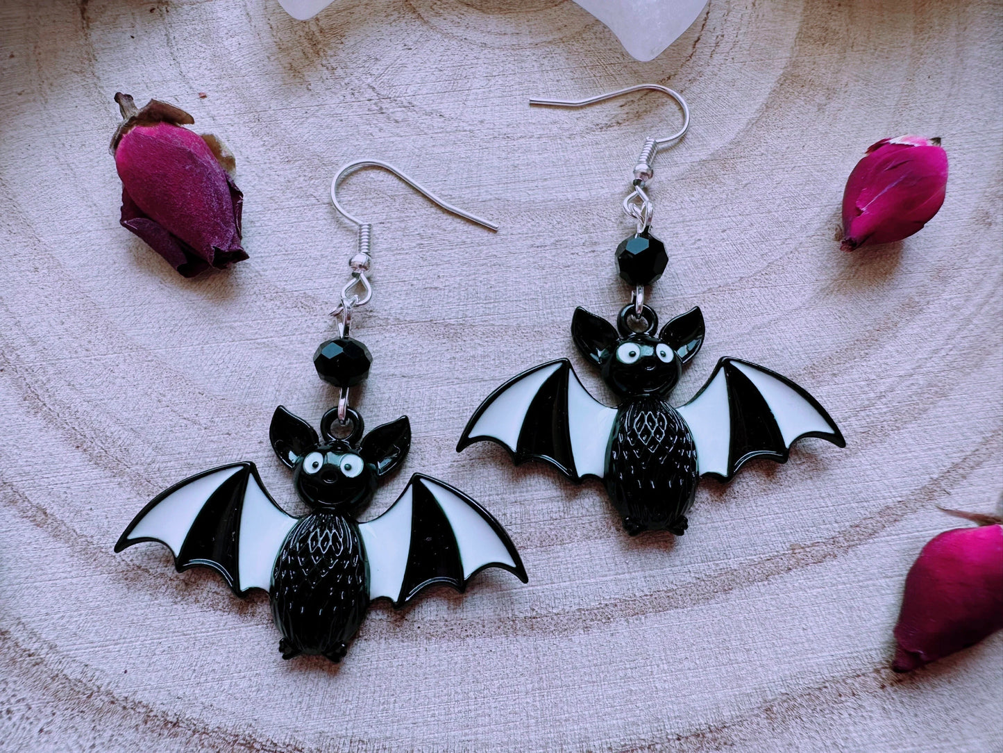 Beetle Bat Earrings