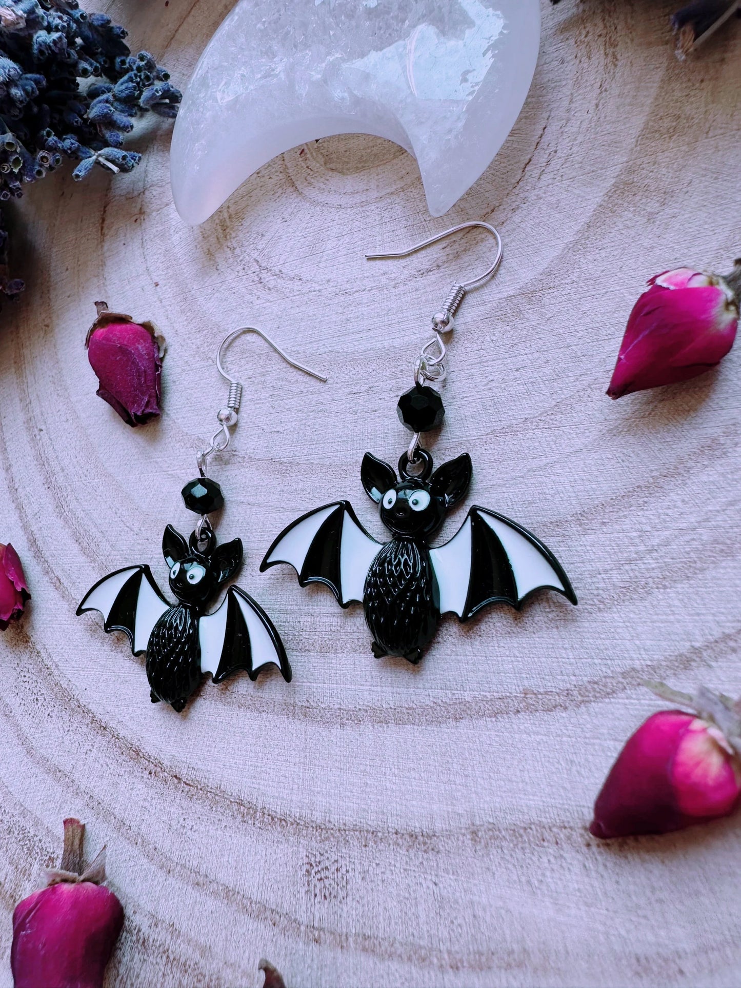 Beetle Bat Earrings