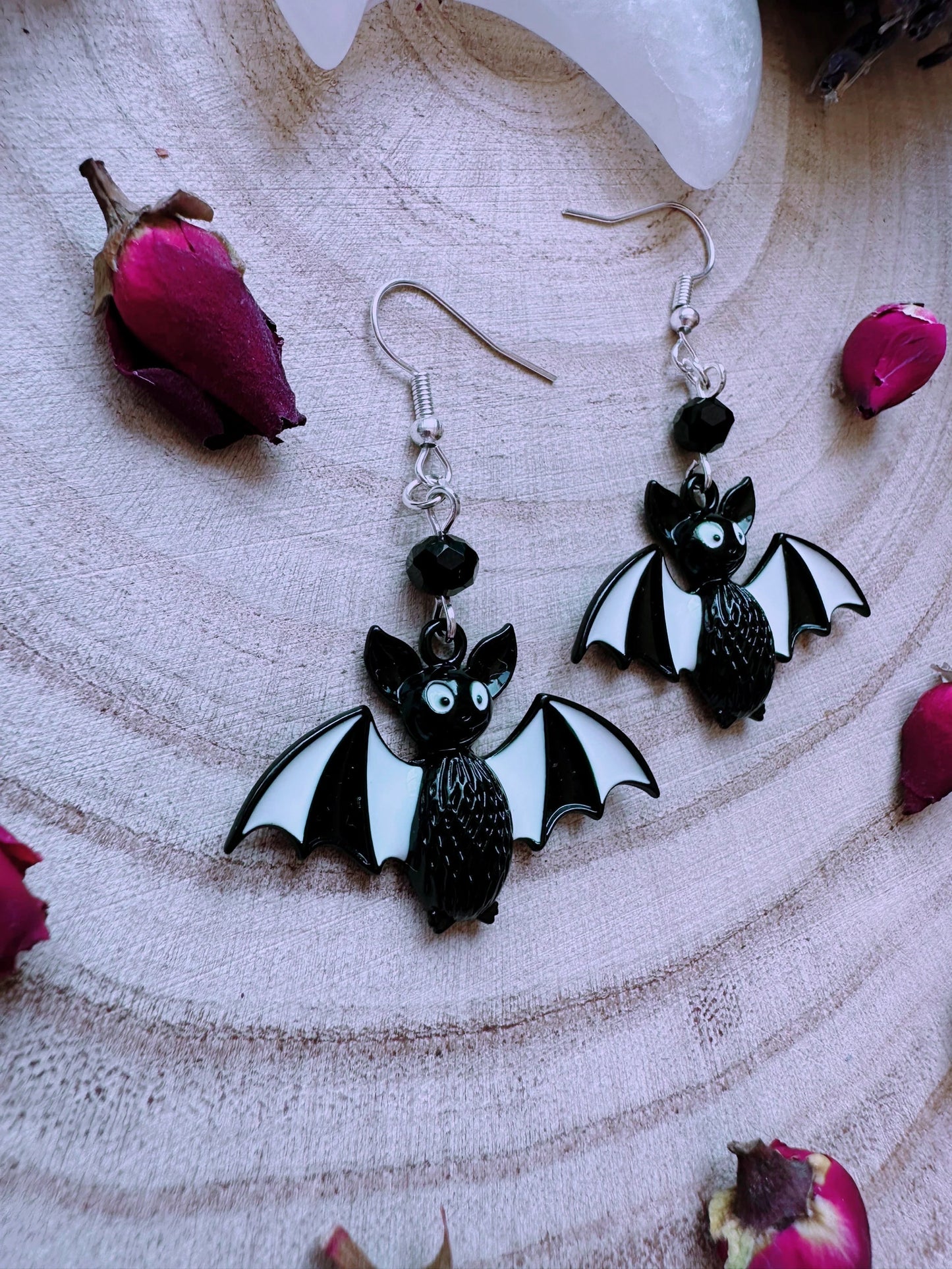 Beetle Bat Earrings